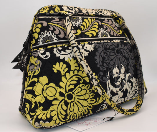 Vera Bradley Bowler Satchel Bag in "Baroque" Pattern
