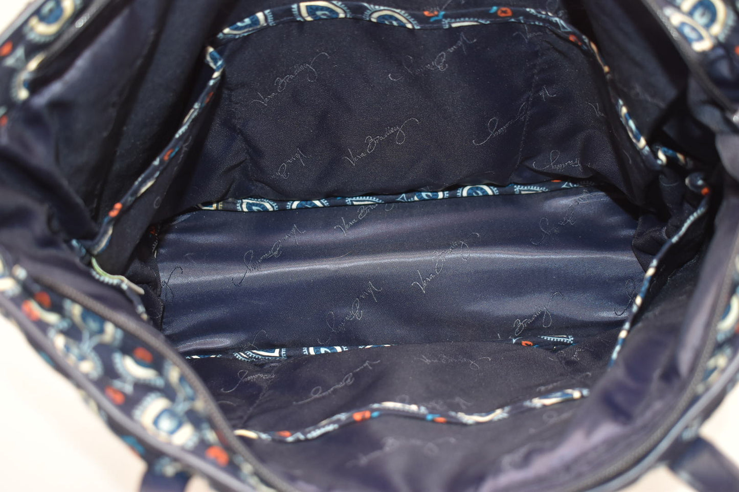 Vera Bradley Trimmed Small Vera Tote Bag in "Marrakesh Motifs" Pattern
