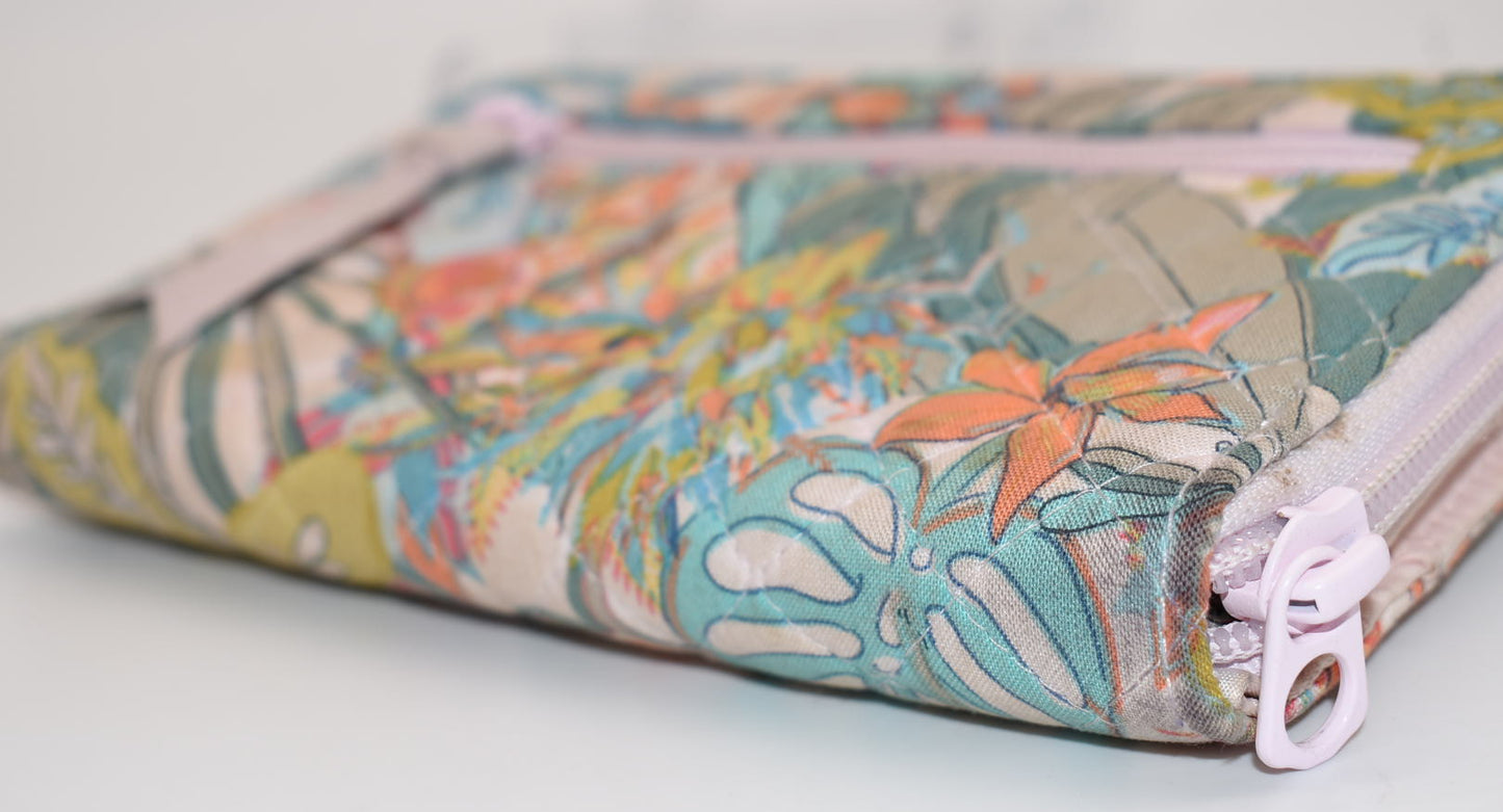 Vera Bradley RFID Turnlock Wallet in "Rain Forest Canopy" Pattern