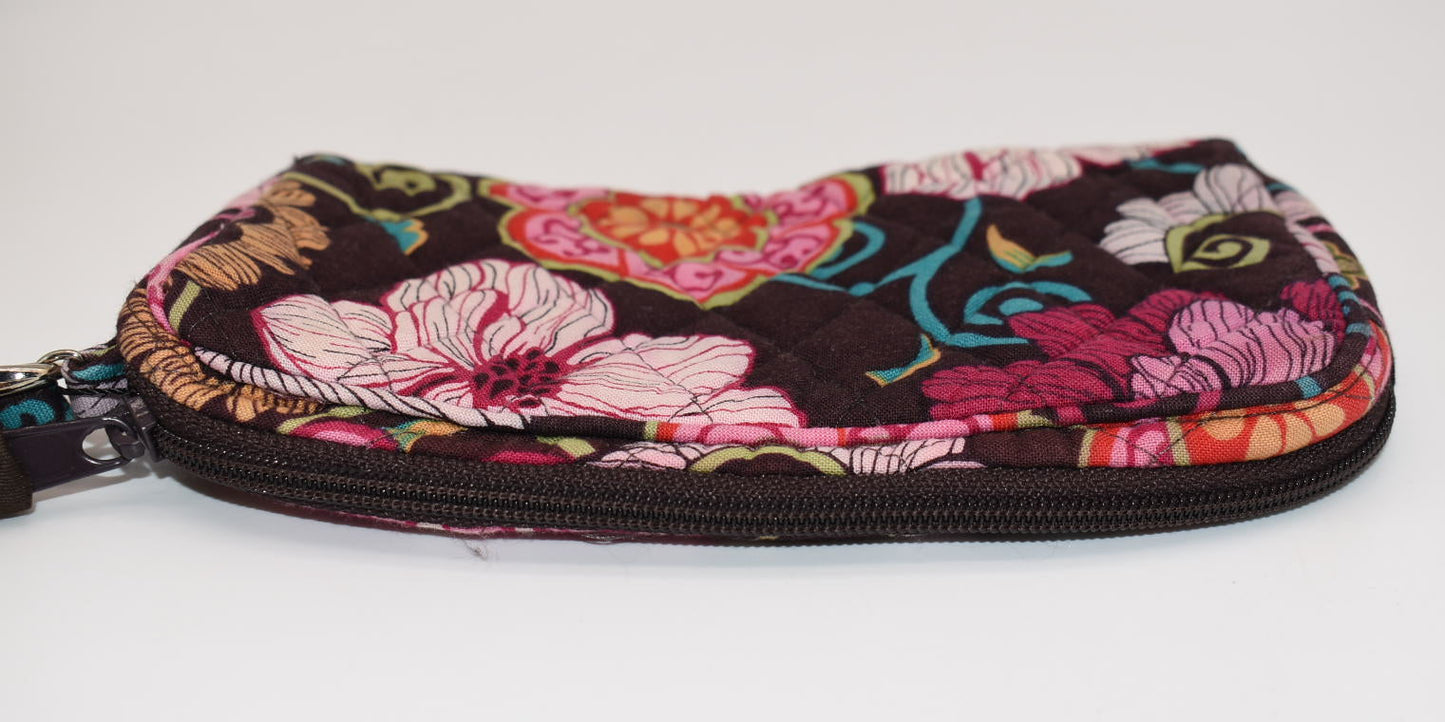 Vera Bradley Zip Top Wristlet in "Mod Floral-Pink" Pattern