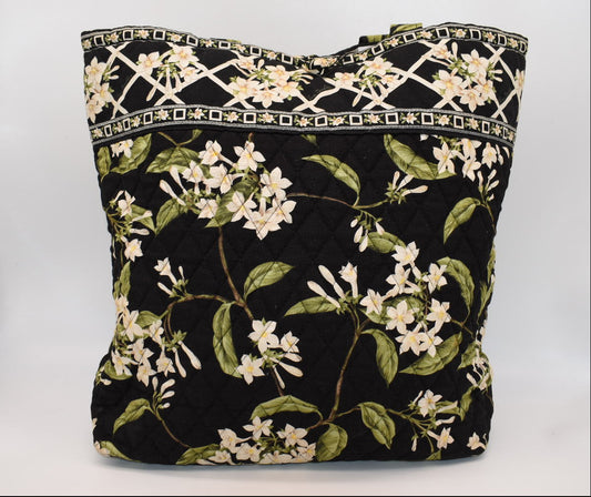 Vera Bradley Quilted Cotton Tote Bag in "Jasmine" Pattern