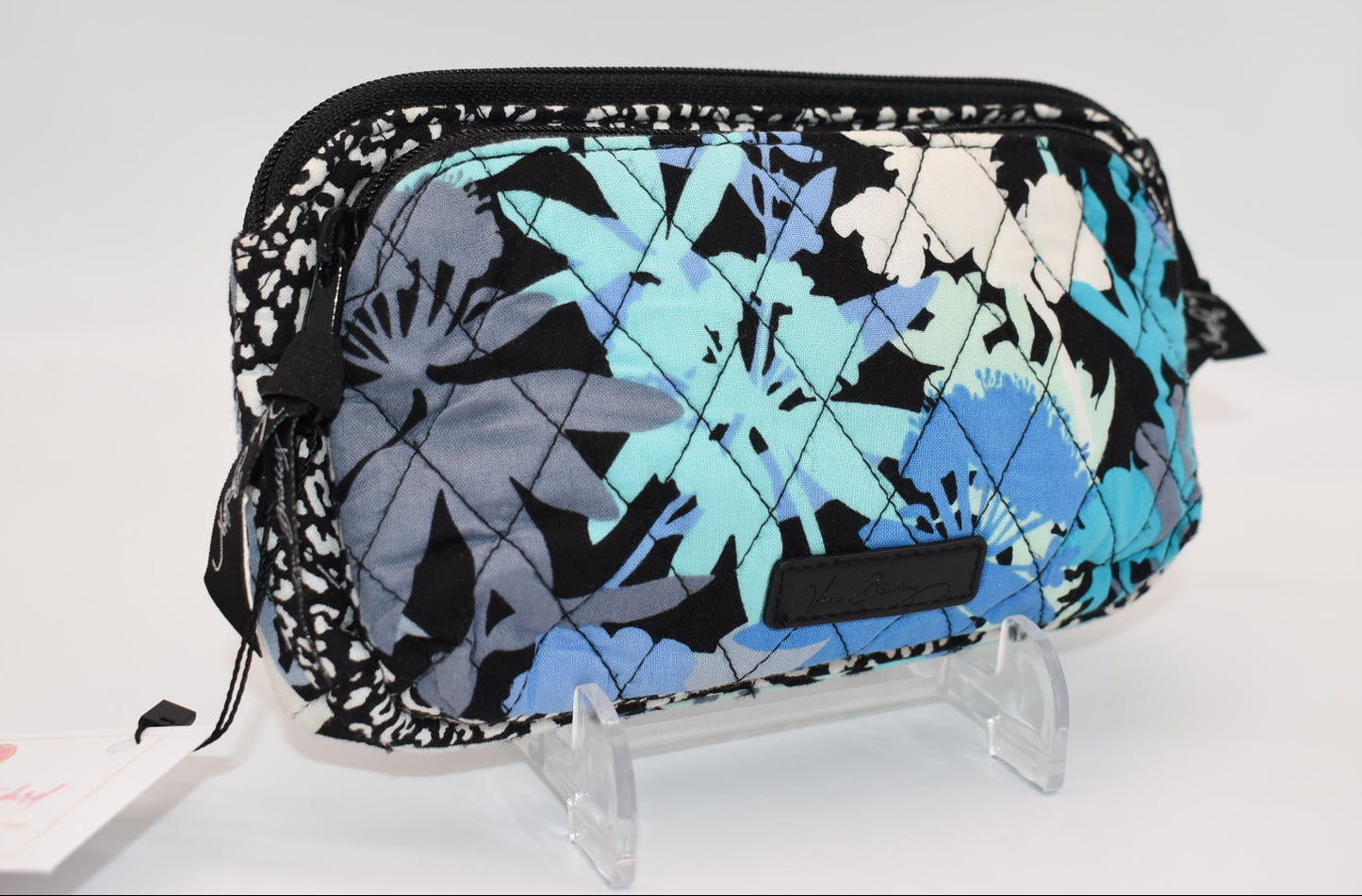 Vera Bradley Double Zip Cosmetic Bag in "Camofloral" Pattern