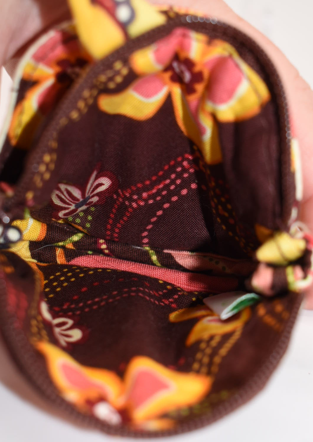 Vera Bradley Button Coin Purse in "Buttercup" Pattern