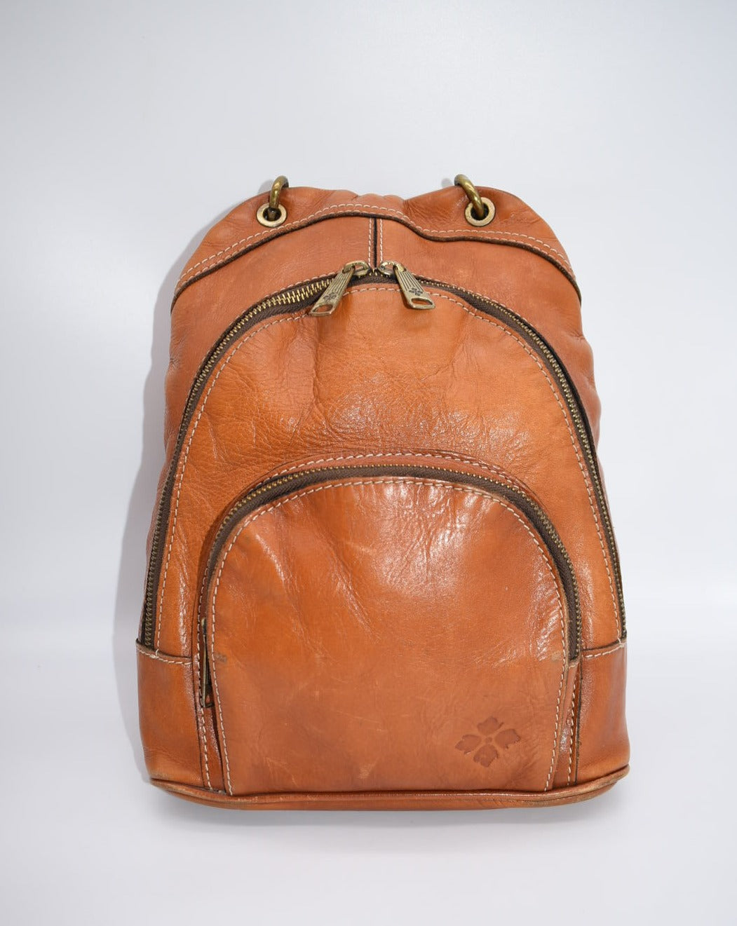 Patricia Nash Alencon Small Backpack in Heritage Tan