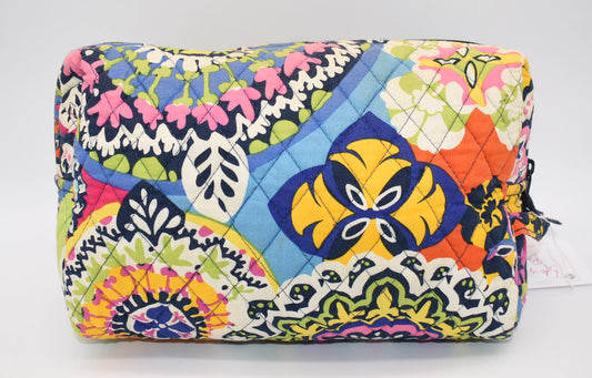 Vera Bradley Large Cosmetic Bag in "Rio" Pattern
