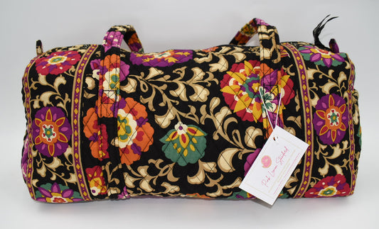Vera Bradley Medium Duffel Bag in "Suzani" Pattern