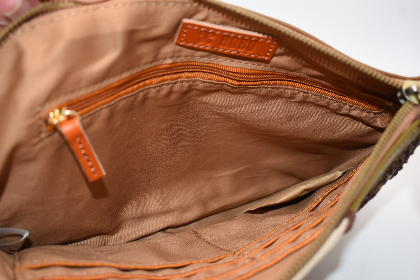 HOBO Intl Sable Wristlet Bag in Timber Brown