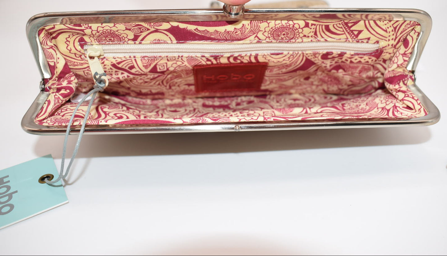HOBO Lauren Clutch Wallet in Honey Snake