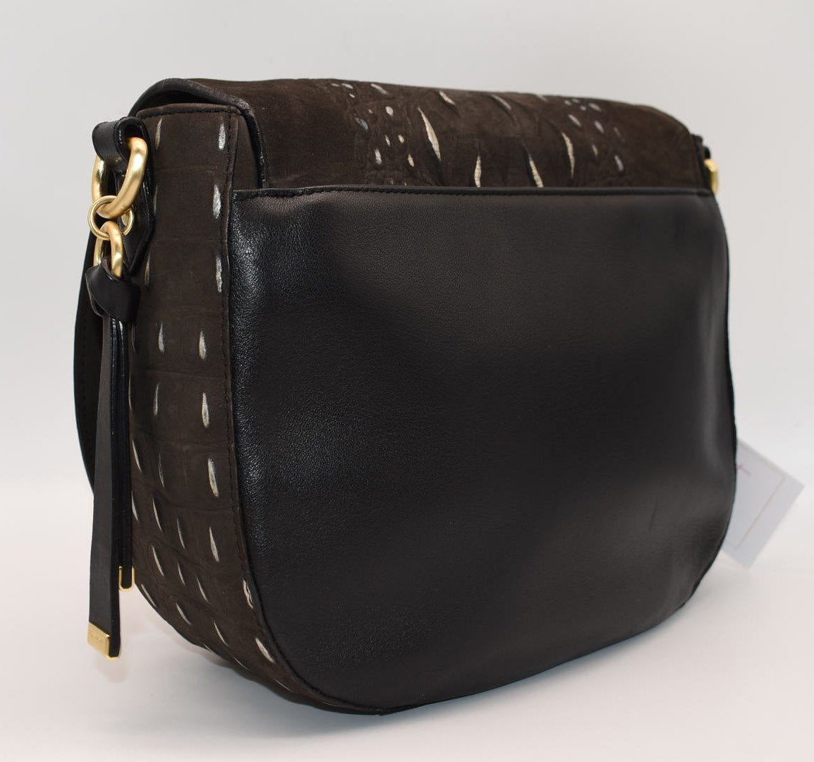 Brahmin Sonny Crossbody Bag in Iron Wilminton Graphite