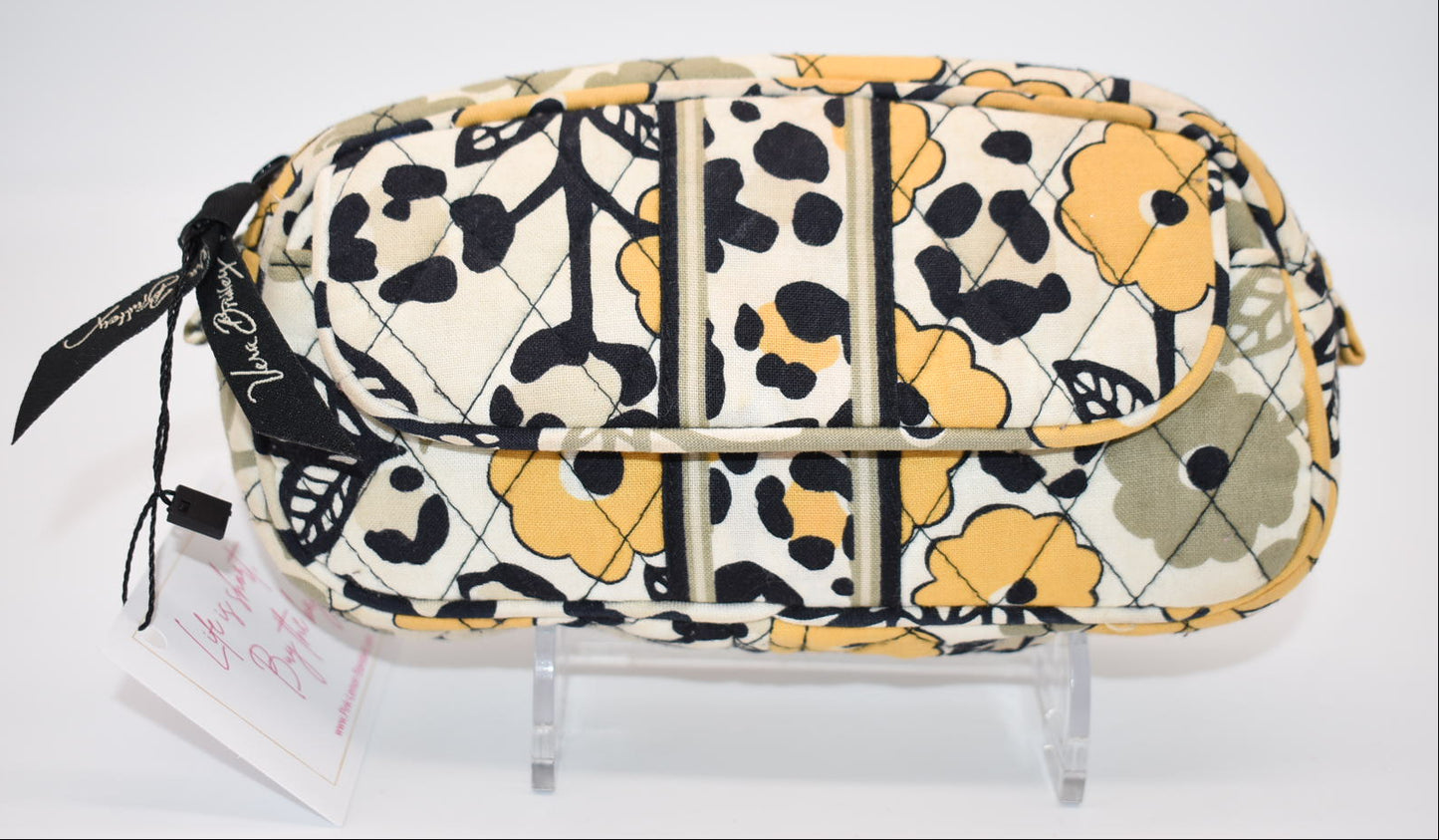 Vera Bradley Zip Mirror Cosmetic Case in "Go Wild" Pattern
