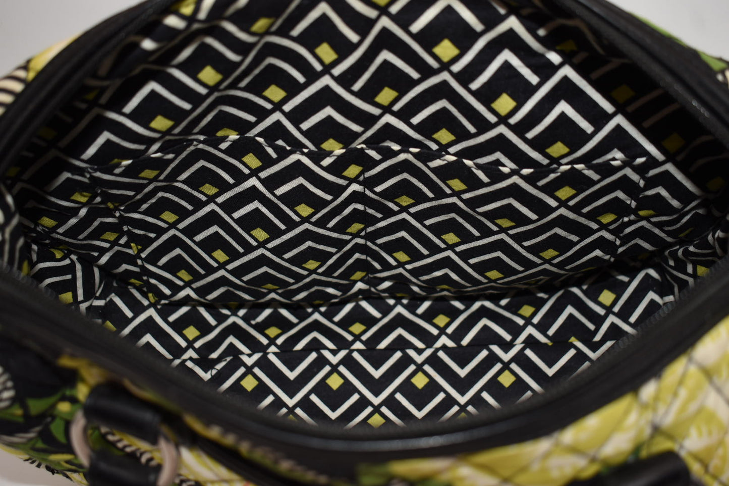 Vera Bradley Quilted Emma Satchel Bag in "La Neon Rose" Pattern