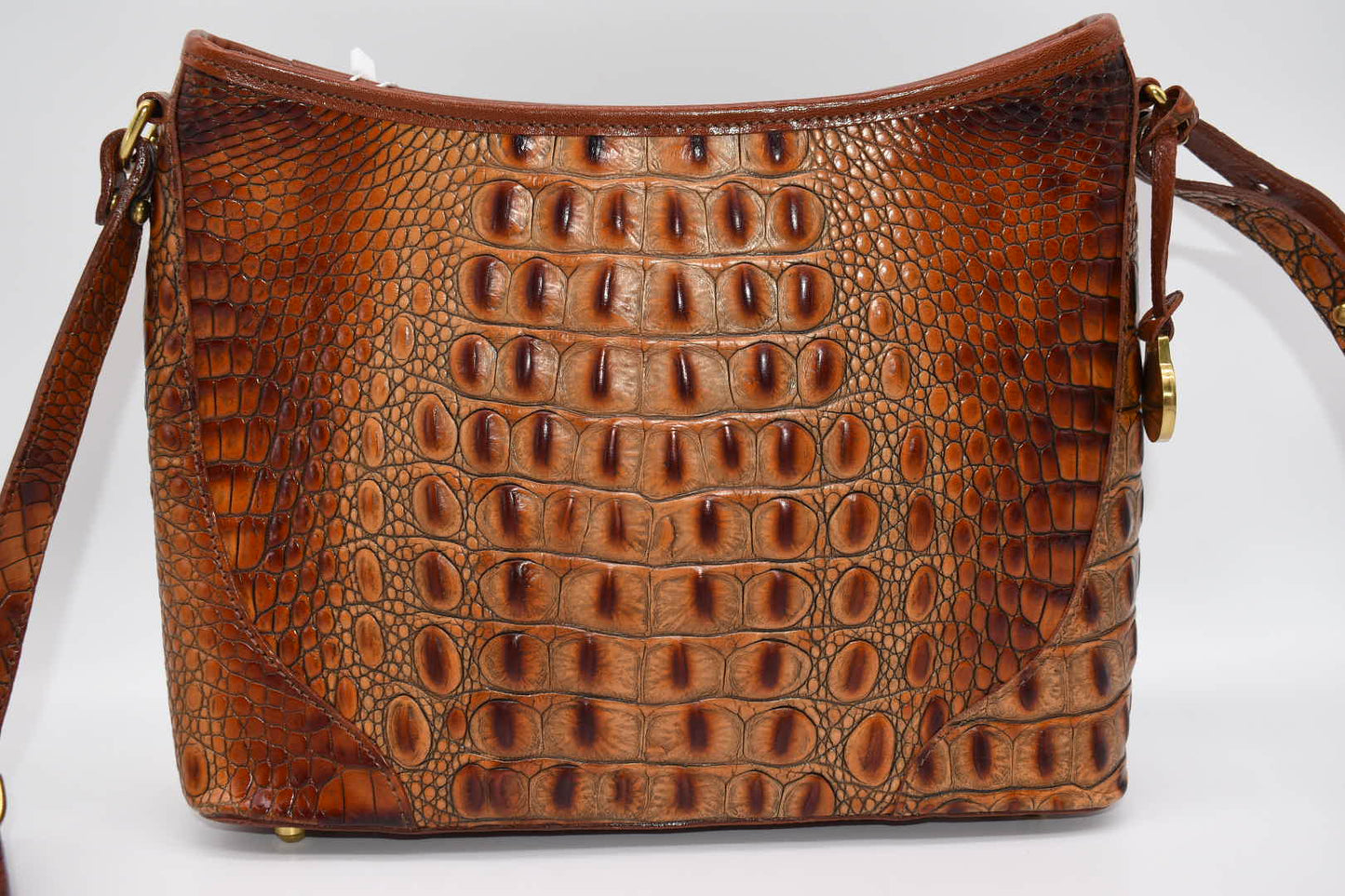 Vintage Brahmin Original Katie Leather Crossbody Bag