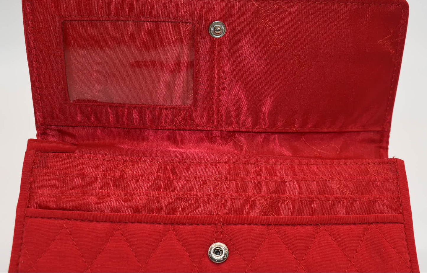 Vera Bradley Microfiber Clutch Wallet in Red