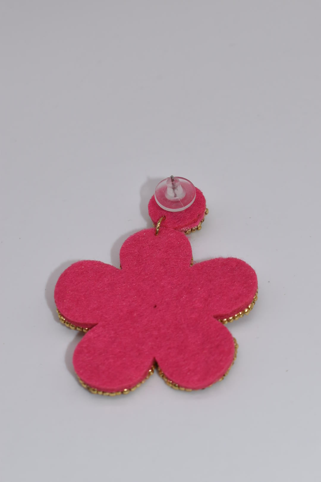Statement Earrings: "Pink Petal Power" Beaded Drop Earrings