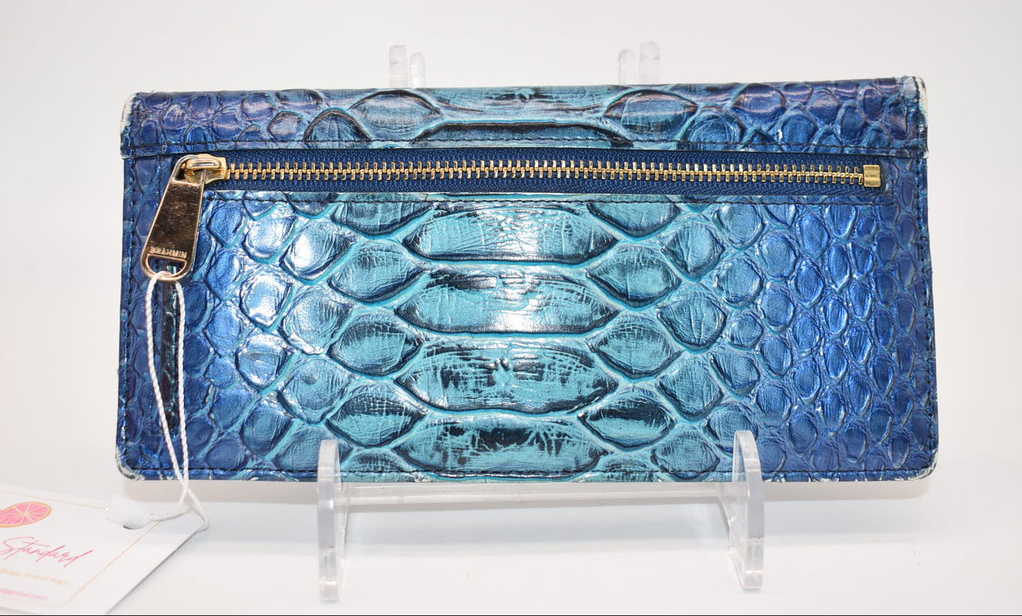 Brahmin Ady Wallet in Electric Blue Ateague