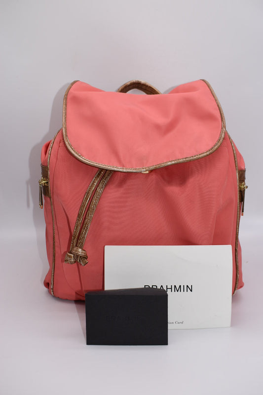 Brahmin Serena Backpack in Grapefruit