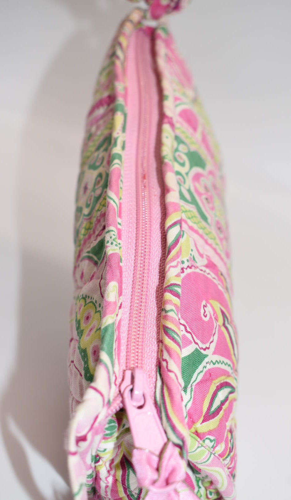 Vera Bradley Cosmetic Zip Bag in "Pinwheel Pink" Pattern