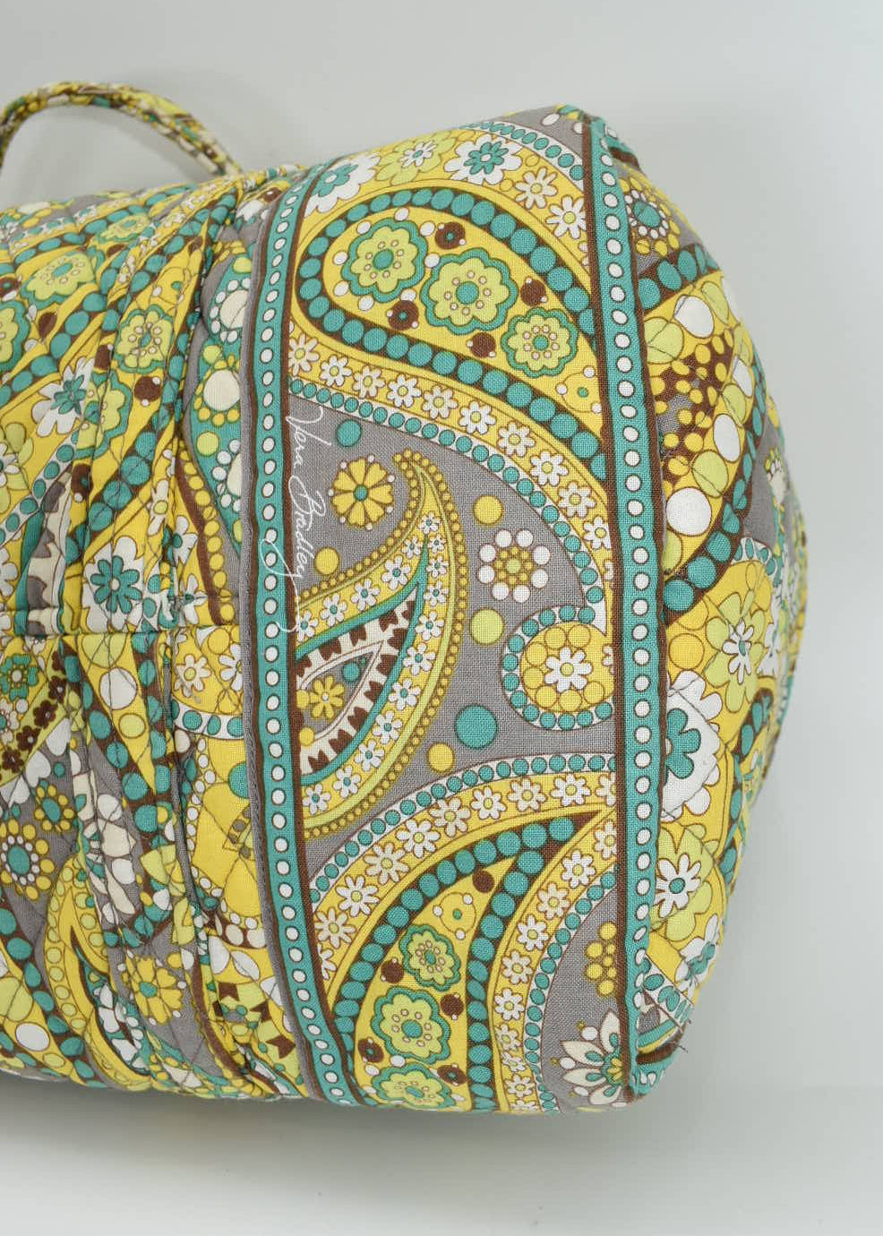 Vera Bradley Medium Duffel Bag in "Lemon Parfait" Pattern