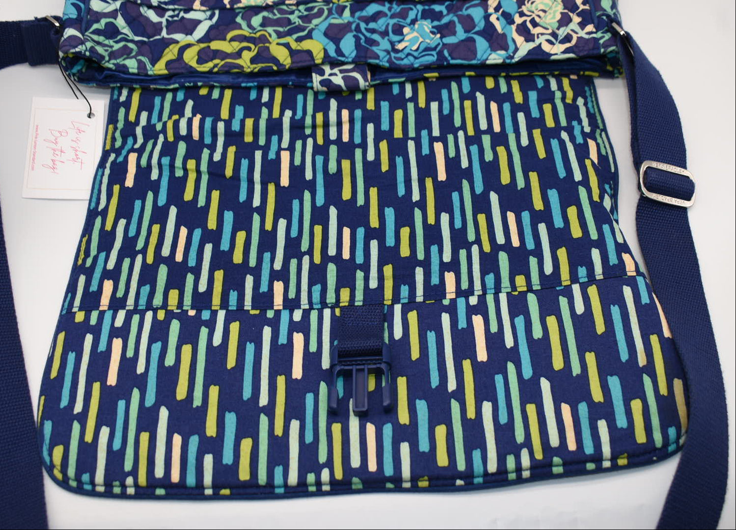 Vera Bradley Laptop Messenger Bag in "Katalina Blues" Pattern