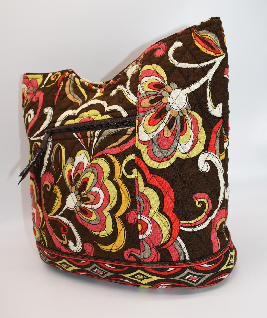 Vera Bradley Bucket Tote Bag in "Puccini" Pattern