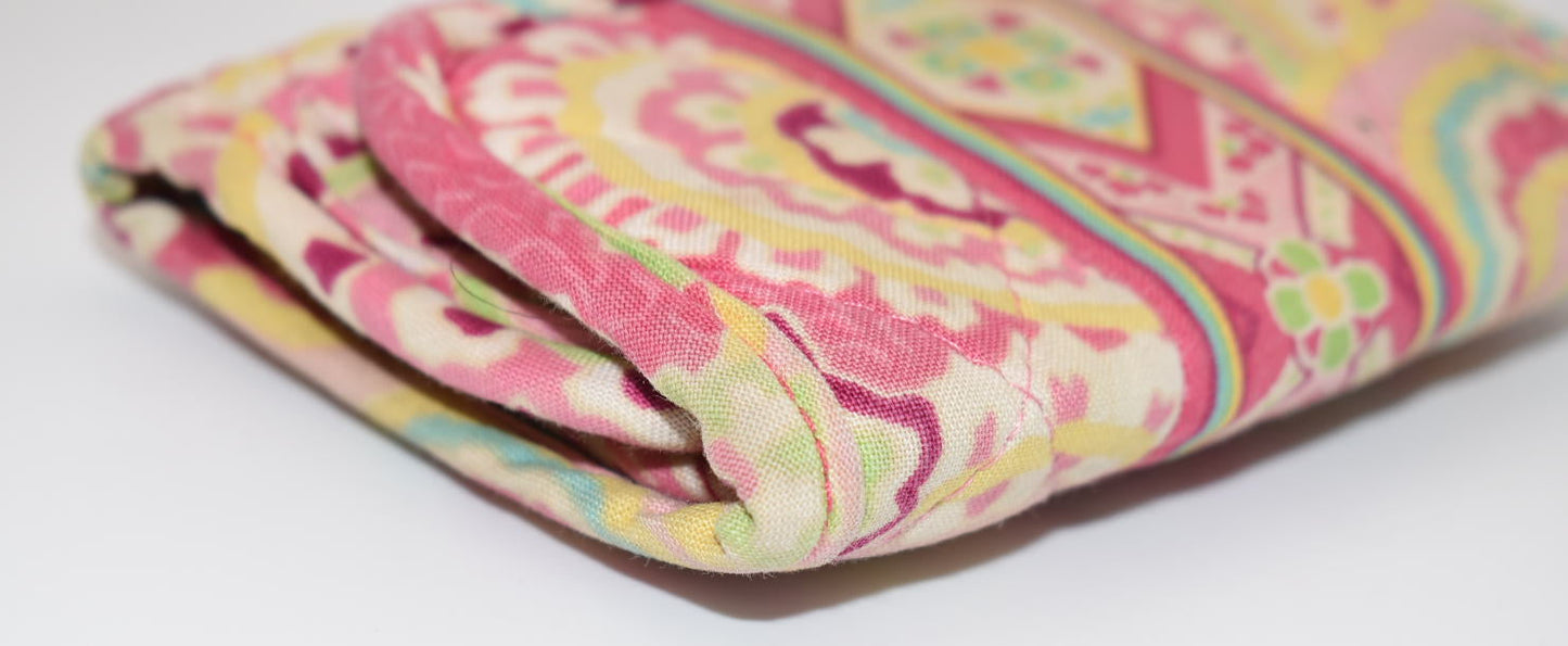 Vera Bradley Small Trifold Wallet in "Capri Melon" Pattern