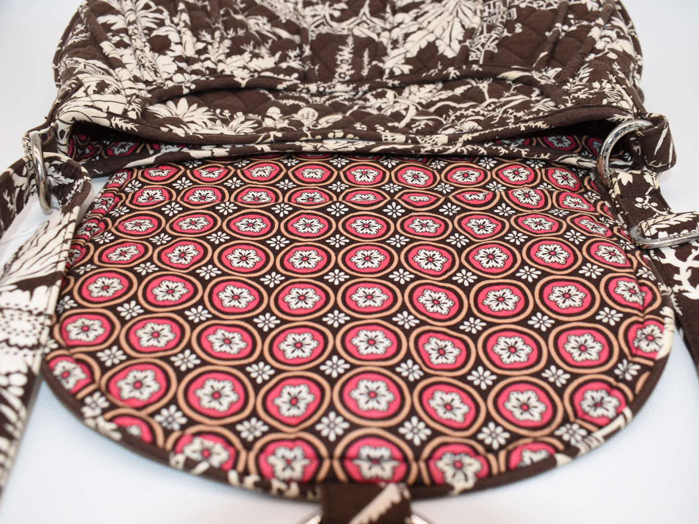 Vera Bradley Saddle Up Crossbody Bag in "Imperial Toile" Pattern