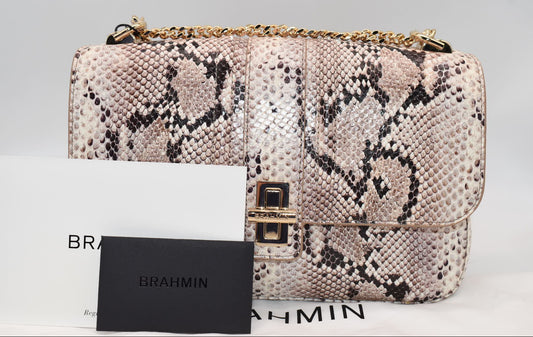 Brahmin Rosalie Convertible Crossbody Bag in Beige Sandcastle