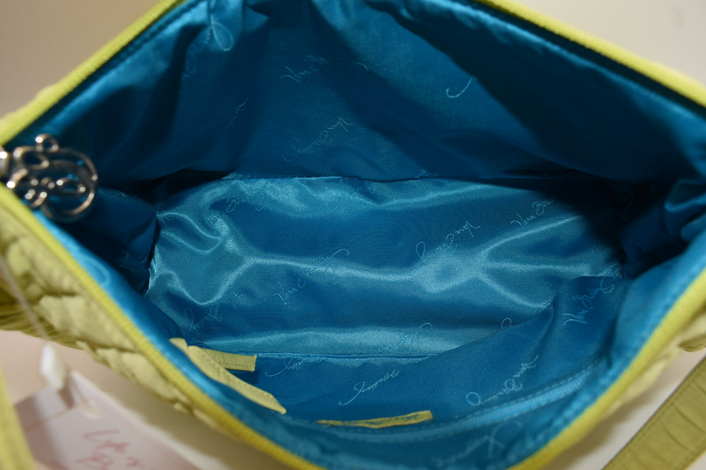 Vera Bradley Microfiber Shoulder Bag in "Key Lime"