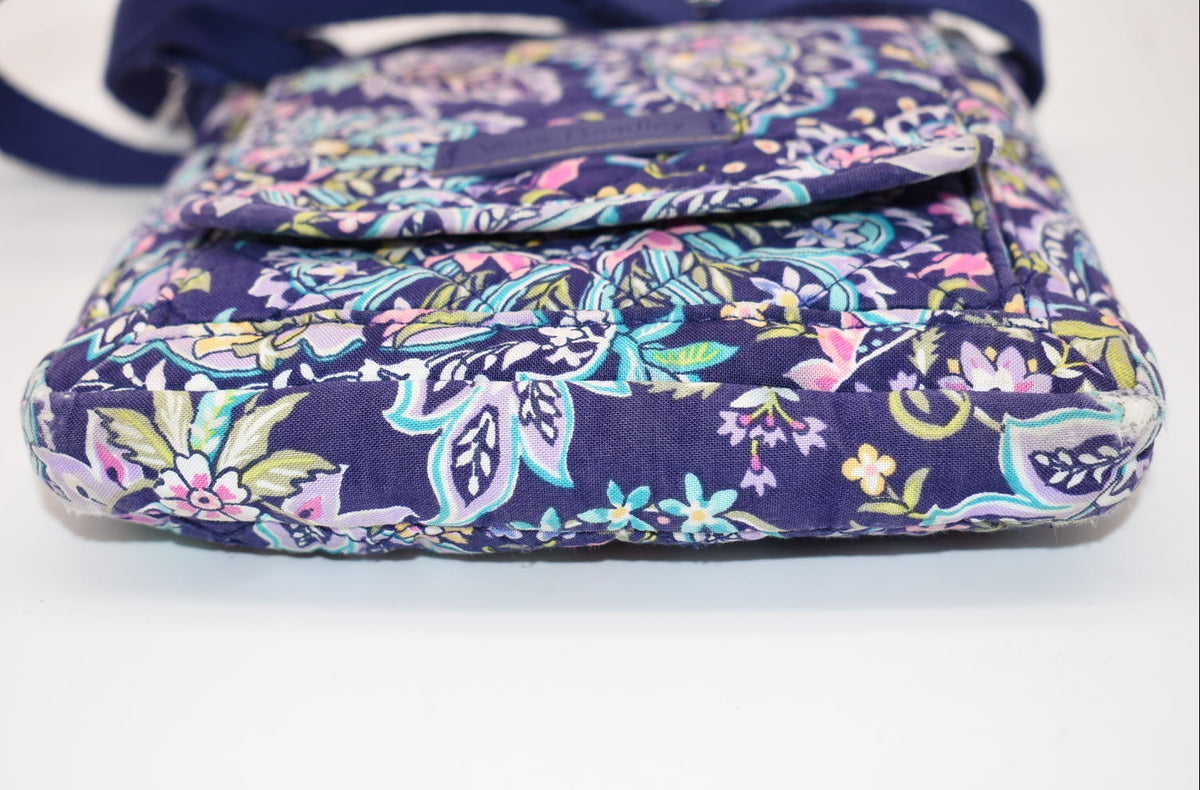 Vera Bradley RFID Mini Hipster Crossbody Bag in "French Paisley" Pattern