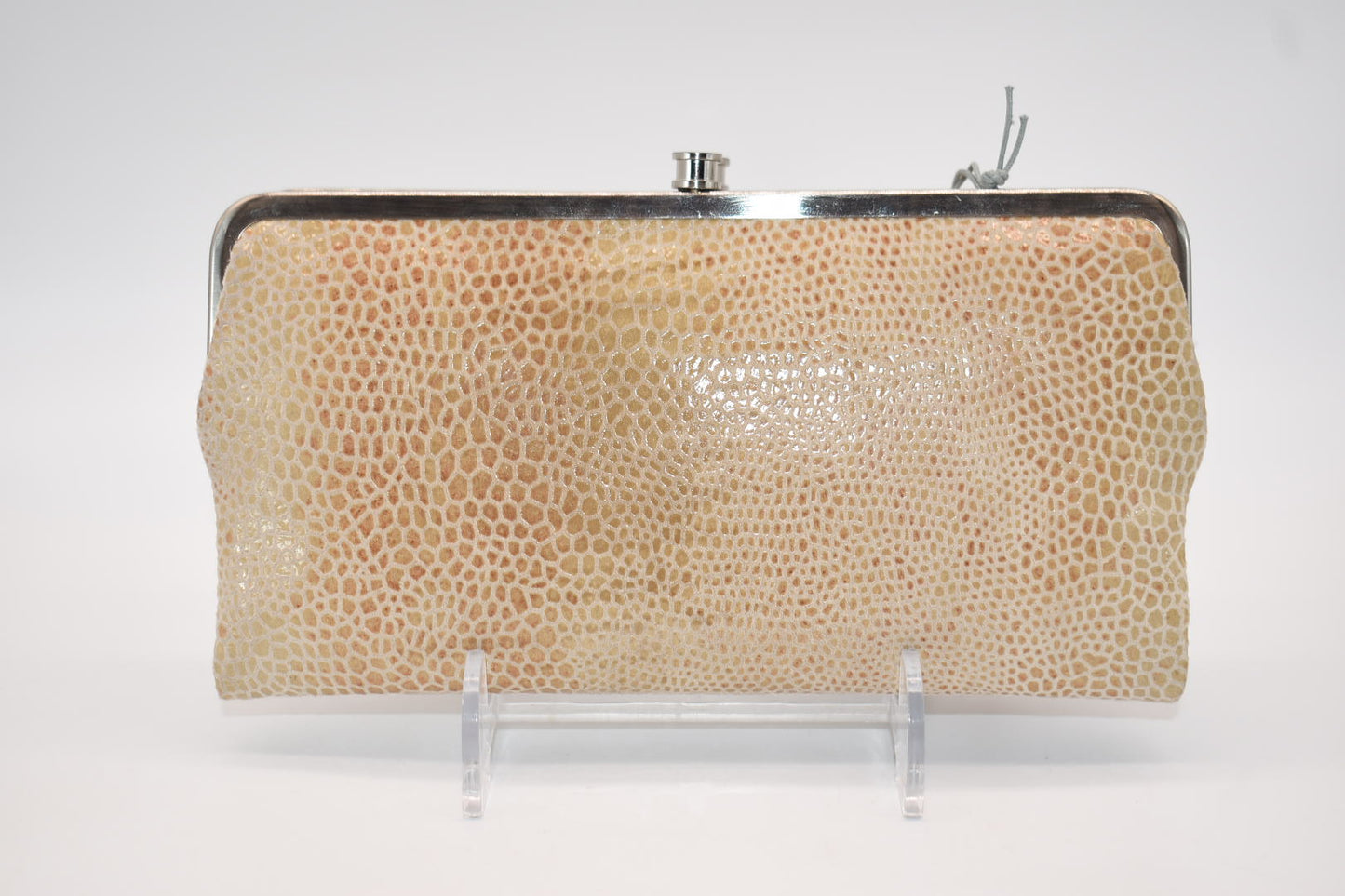 HOBO Lauren Clutch Wallet in Honey Snake
