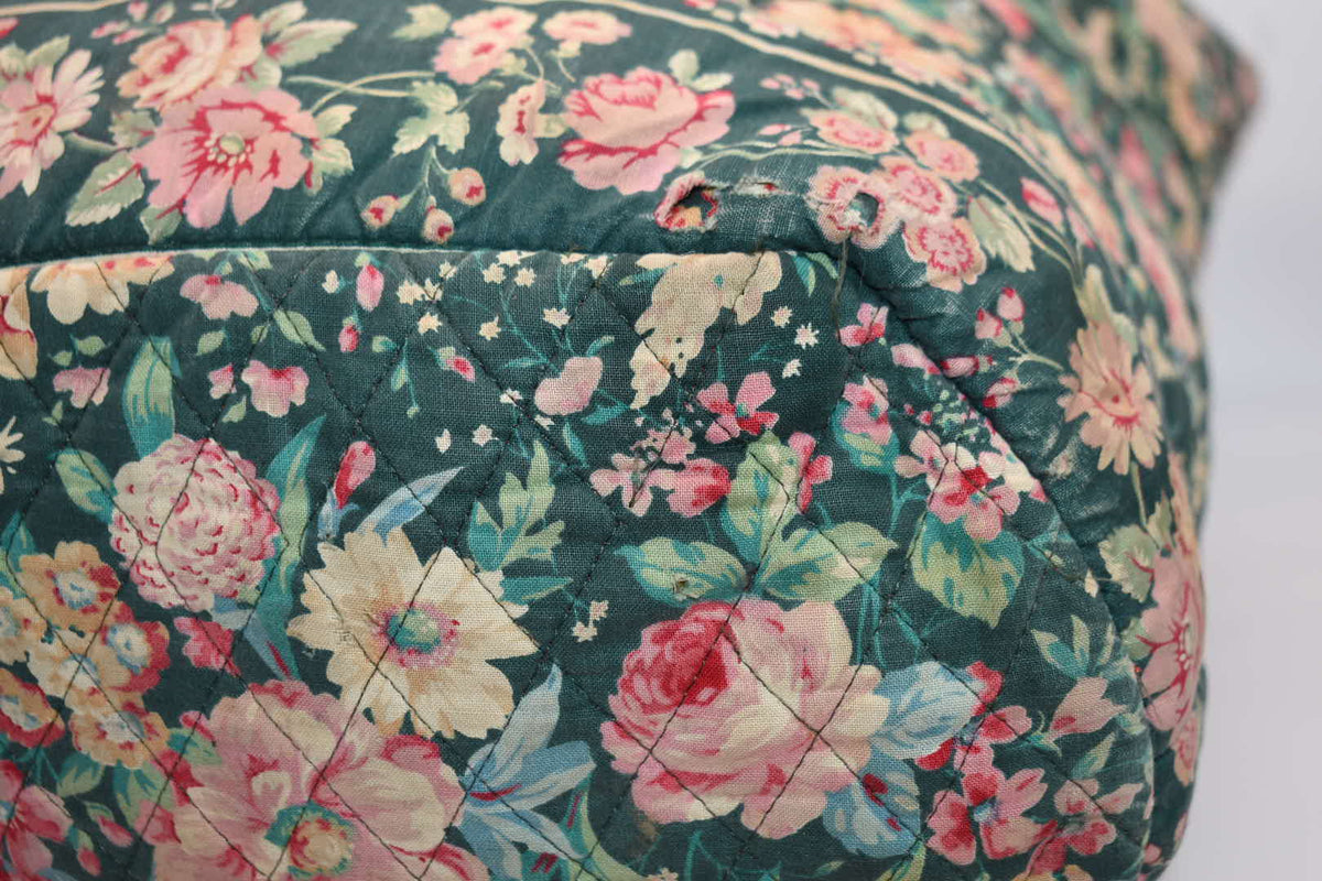 Vintage Vera Bradley Large Vera Tote Bag in "Springtime" Pattern