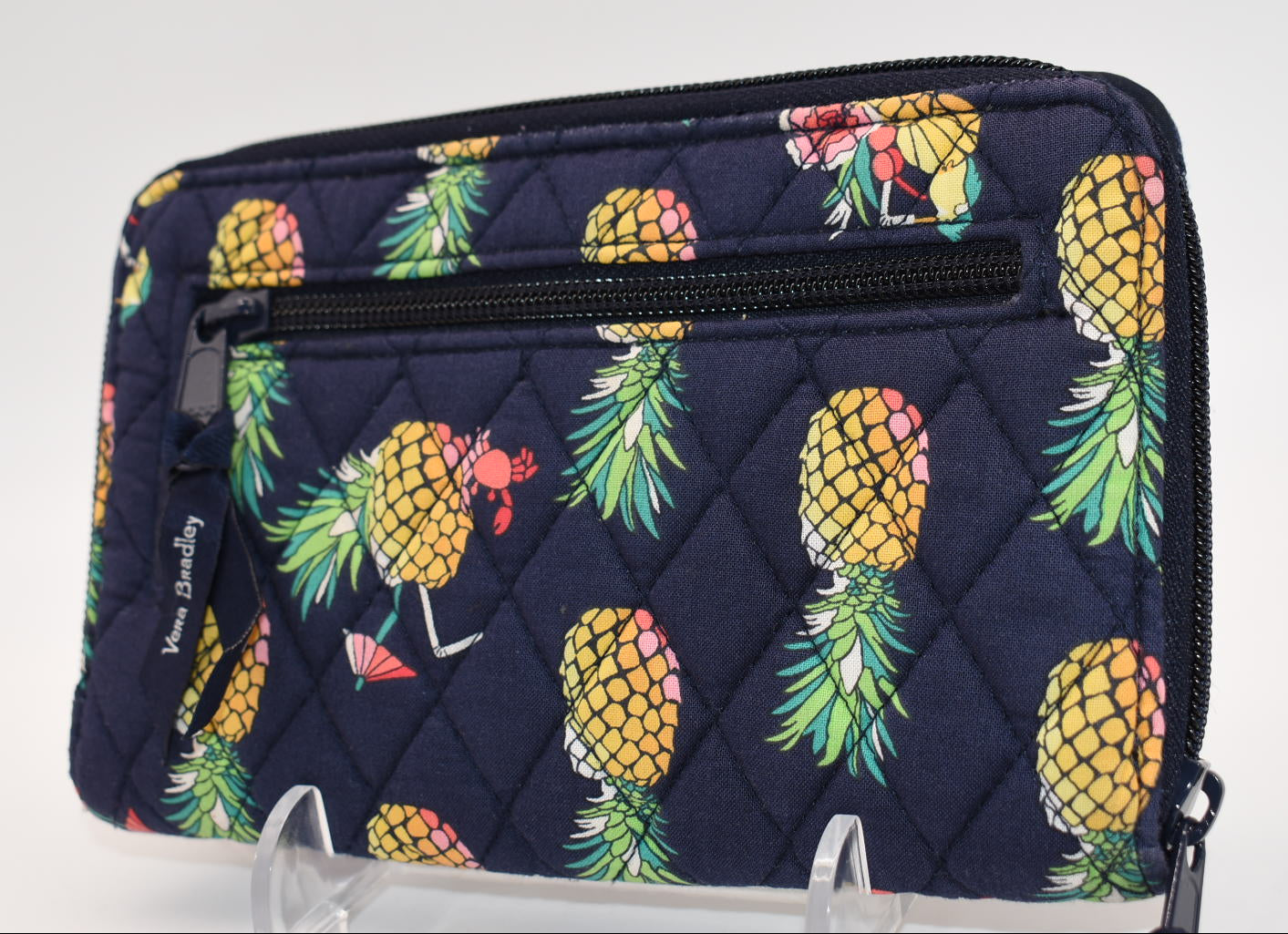Vera Bradley RFID Turnlock Wallet in "Toucan Party"Pattern