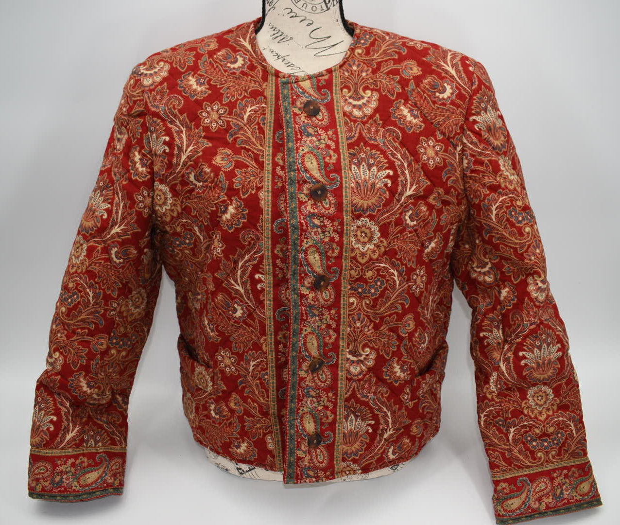 Vintage Vera Bradley Quilted Medium Jacket in "Windsor 1995" Pattern