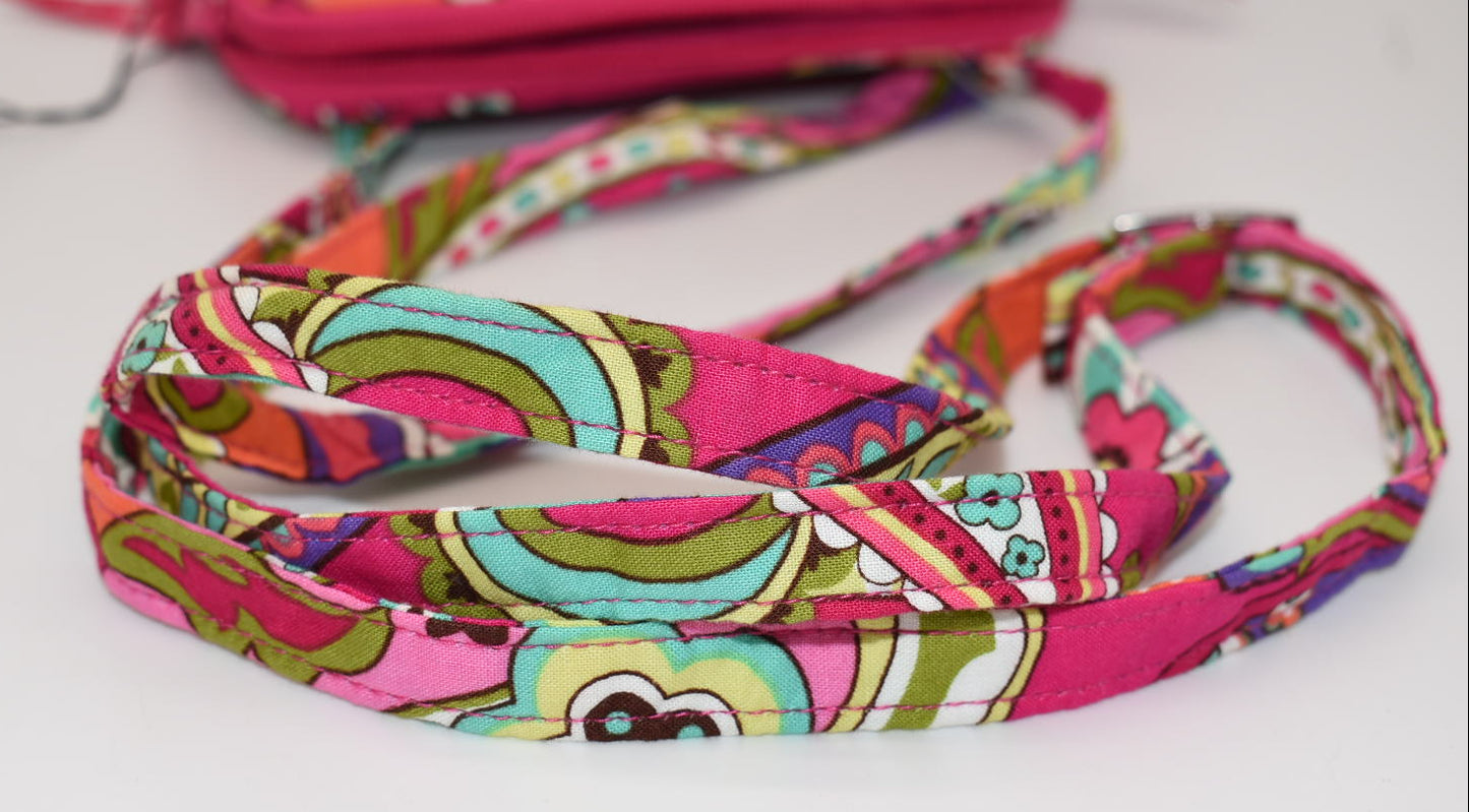 Vera Bradley Mini Hipster Crossbody Bag in "Pink Swirls" Pattern