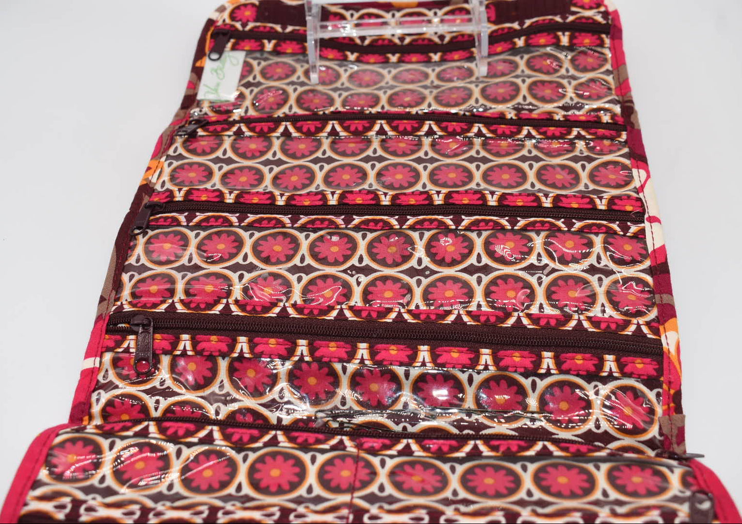 Vera Bradley Travel Jewelry Book Organizer Case in "Carnaby" Pattern