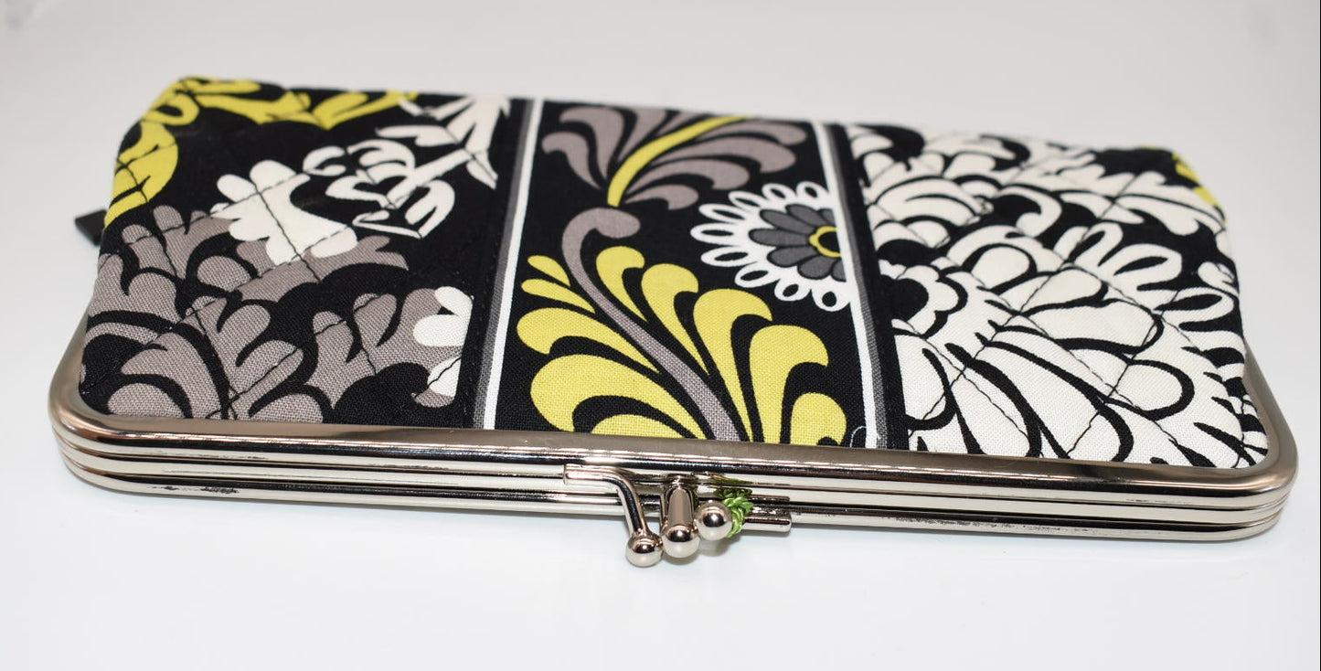 Vera Bradley Double Kisslock Wallet in "Baroque" Pattern