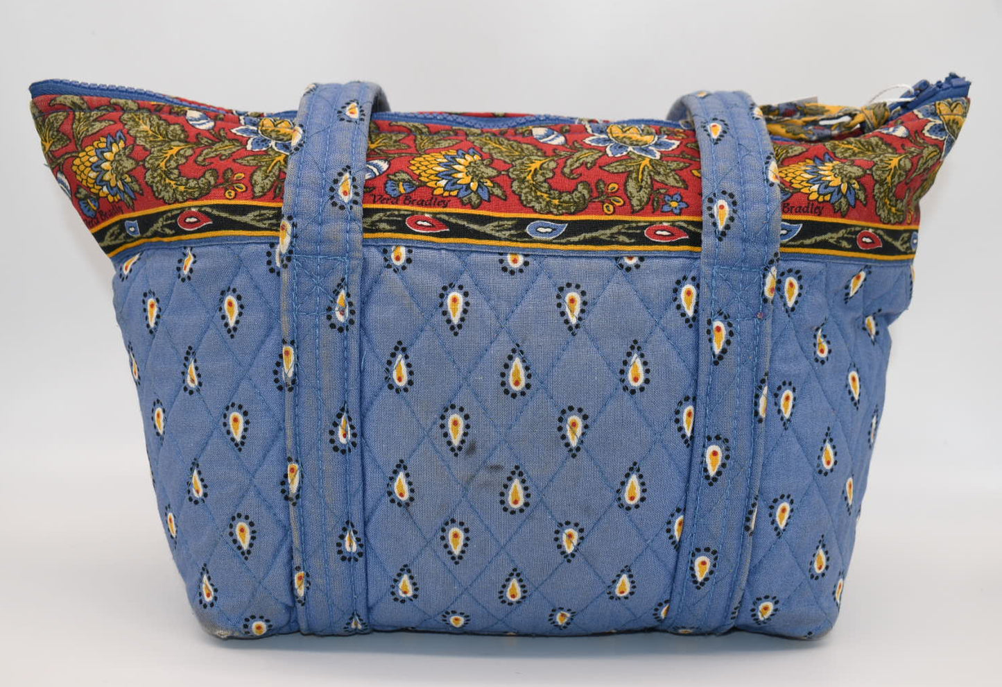 Vera Bradley Paddy Tote Bag in "French Blue Paisley" Pattern