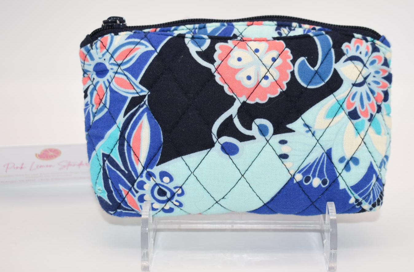 Vera Bradley Cosmetic Bag in "Lotus Flower Swirl" Pattern