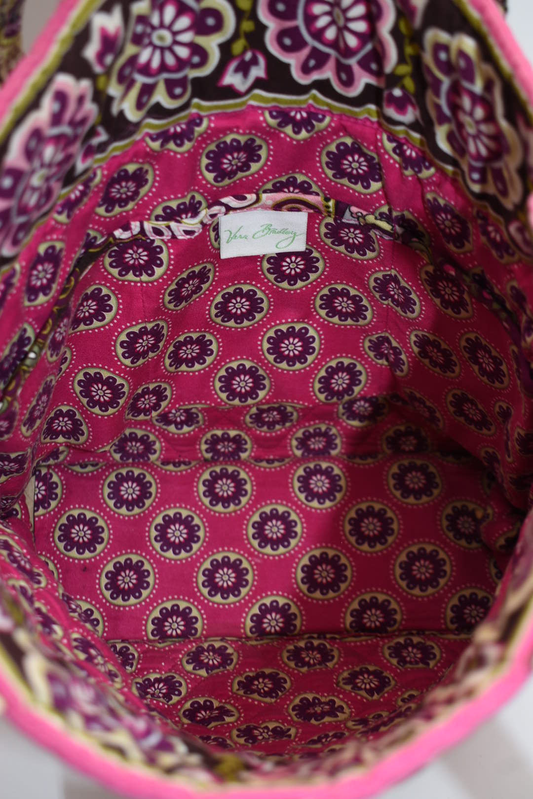 Vera Bradley Everyday Tote Bag in "Very Berry Paisley" Pattern