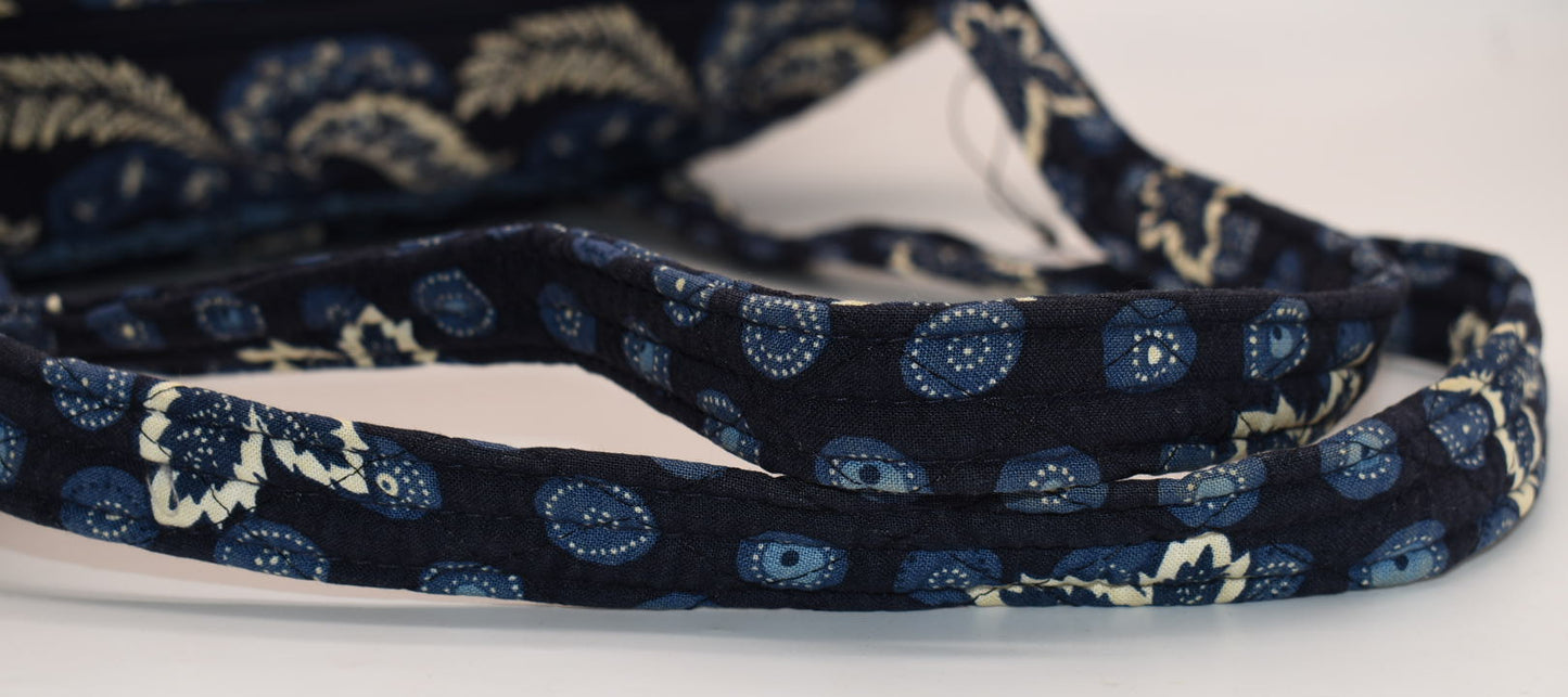 Vera Bradley Villager Tote Bag in "Blue Coin-2003" Pattern