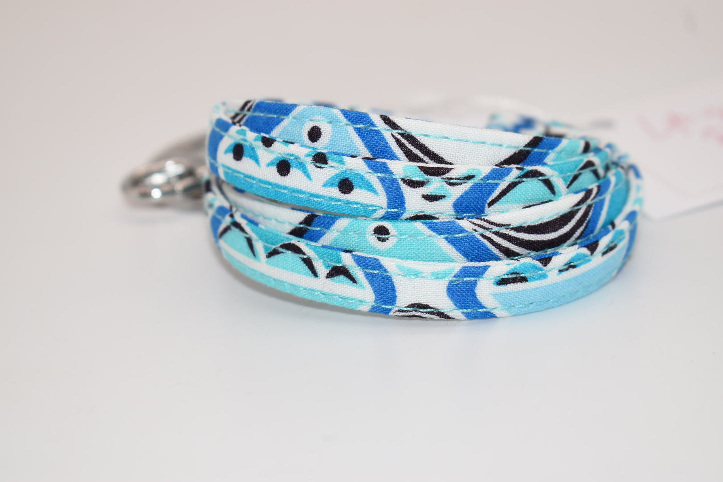 Vera Bradley Lanyard in "Go Fish Blue" Pattern