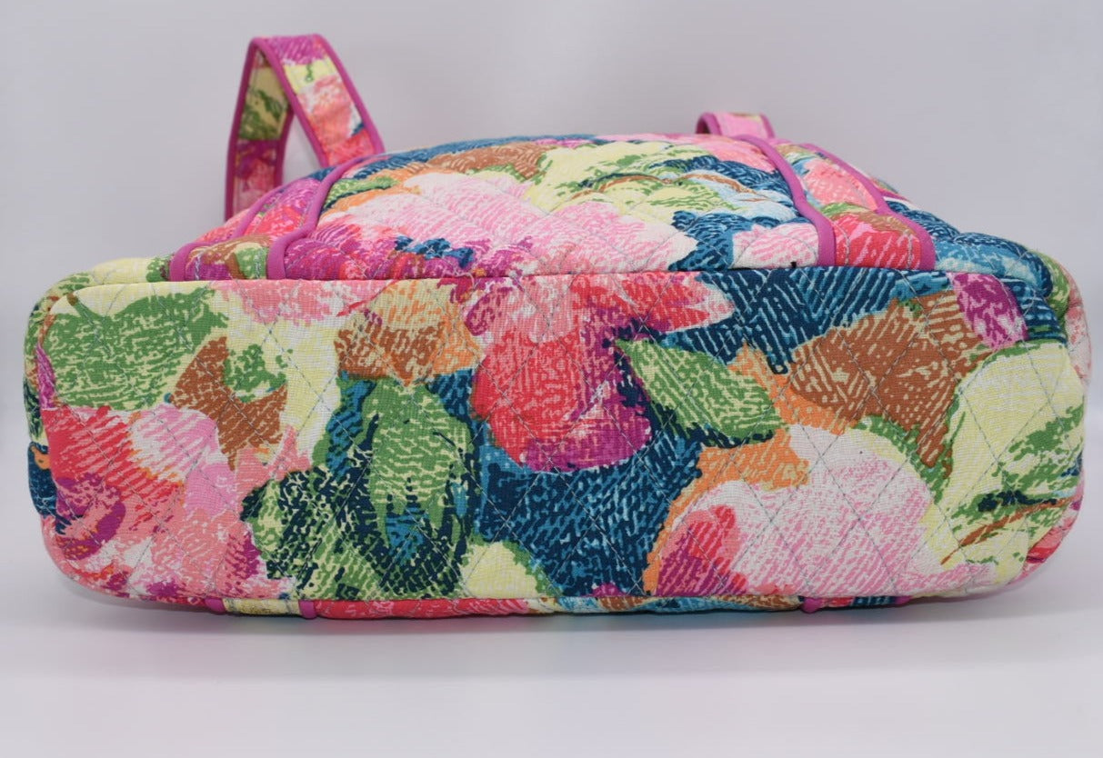 Vera Bradley Villager Tote Bag in "Superbloom" Pattern