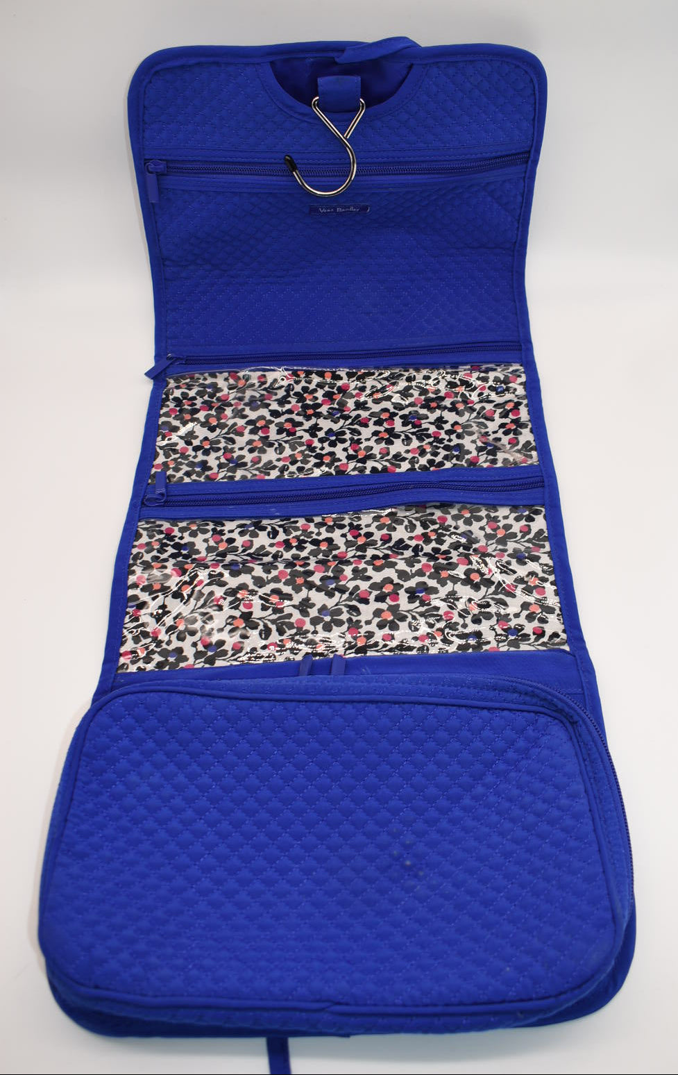 Vera Bradley Iconic Hanging Travel Organizer in Microfiber Royal Blue