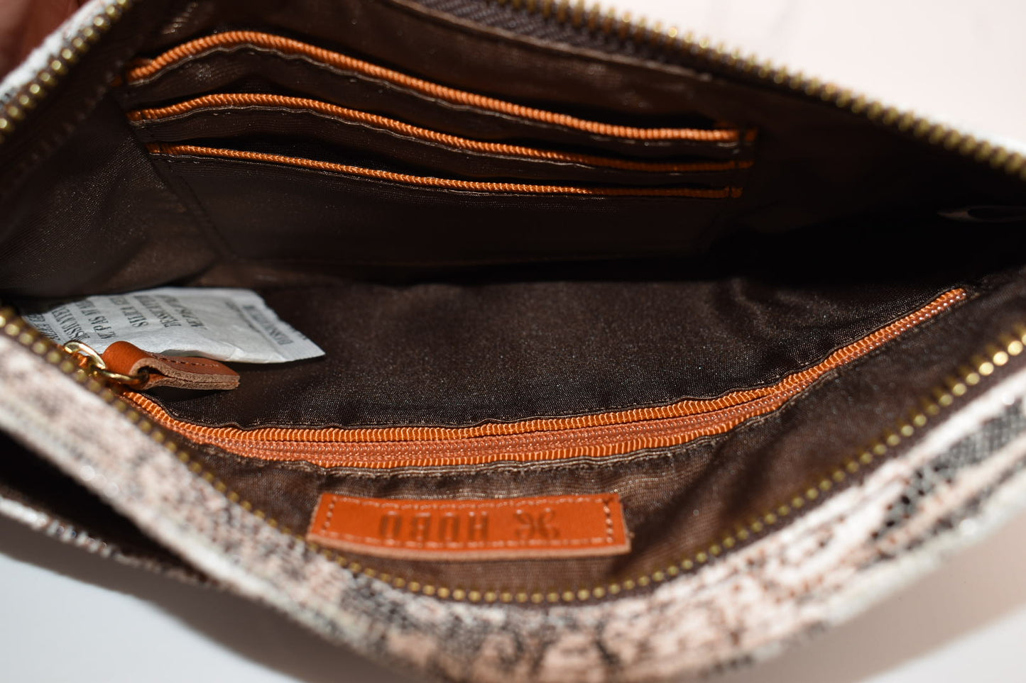 HOBO Intl GO Day Wristlet in Leather Lizard Print