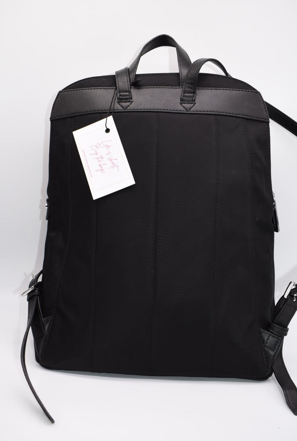 Michael Kors Polly Medium Nylon Backpack Pink Lemon Standard