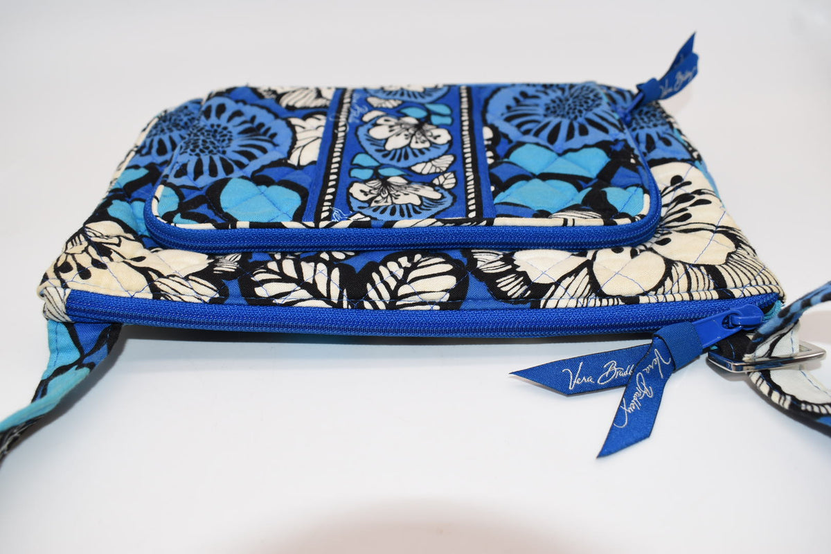 Vera Bradley Little Crossbody Bag in "Bayou Blue" Pattern