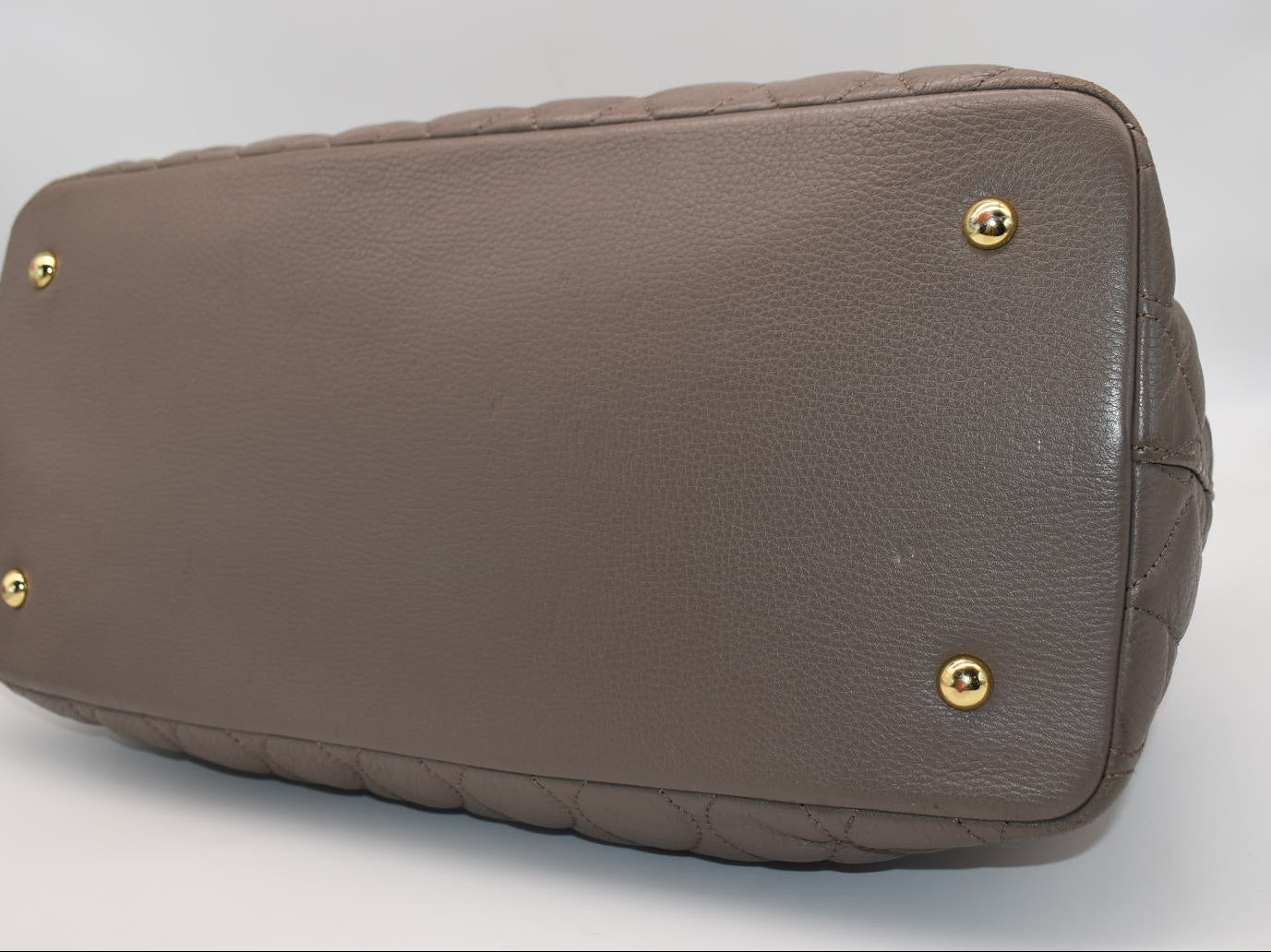 Vera Bradley Quilted Leather Large Emma Satchel Bag