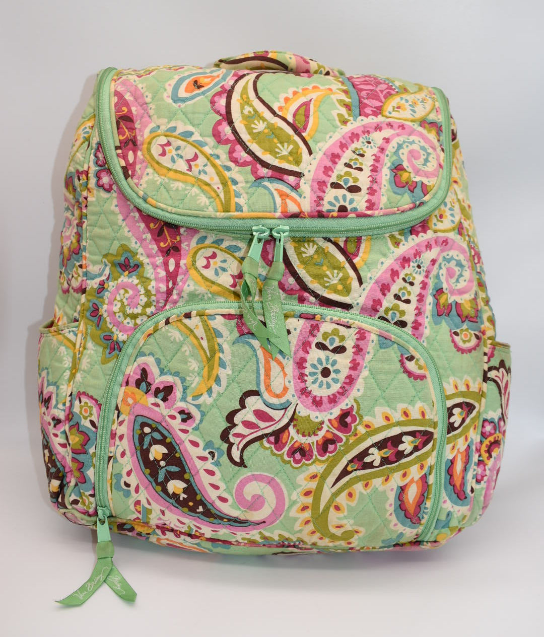 Vera Bradley Double Zip Backpack in "Tutti Frutti" Pattern
