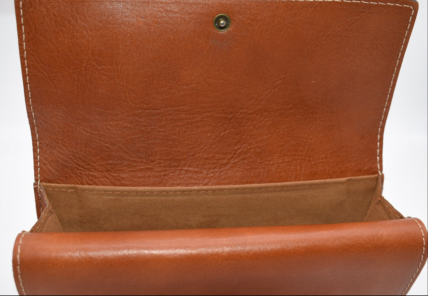 Patricia Nash Leather Trifold Wallet in Heritage Tan
