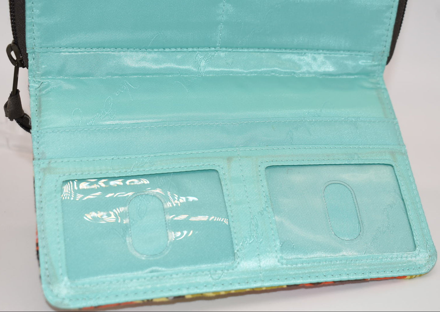 Vera Bradley Turnlock Wallet in "Flower Shower" Pattern